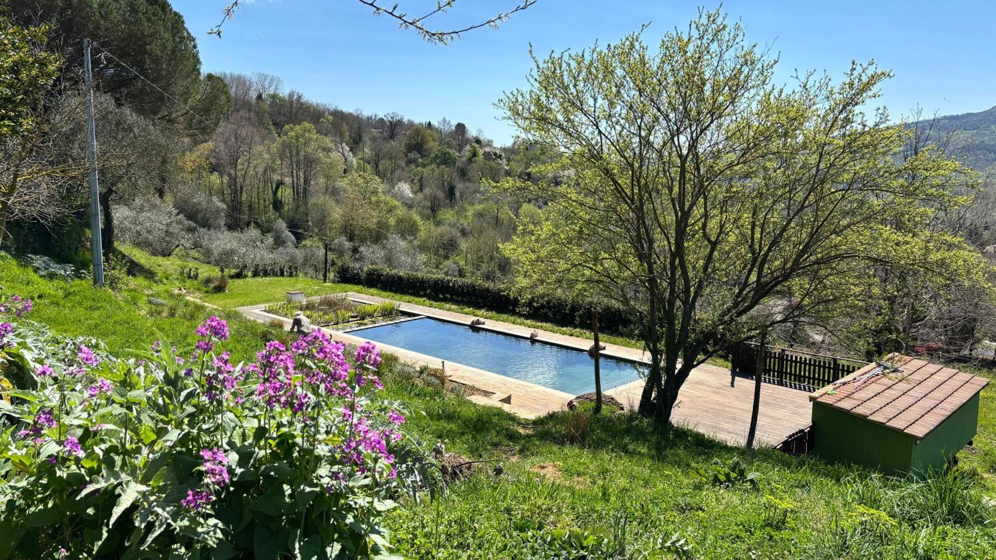 Tenda Glamping Vista Sulla Valle - Podere Di Maggio Santa Fiora Exteriér fotografie